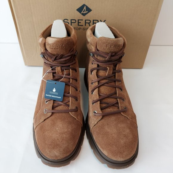 Sperry Men's Watertown Ltt Outdoor Boots Tan Suede - Picture 5 of 8